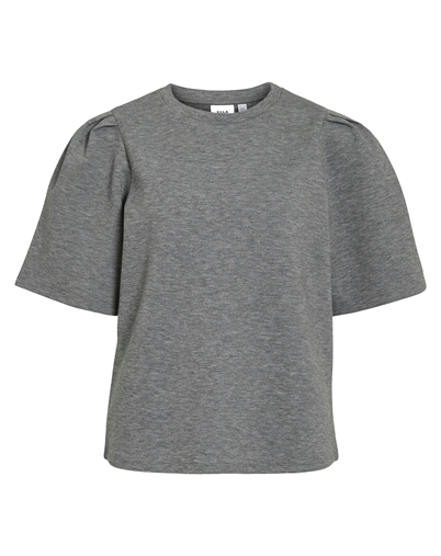 Vila - VIReflect O-neck T-shirt - Medium Grey Melange